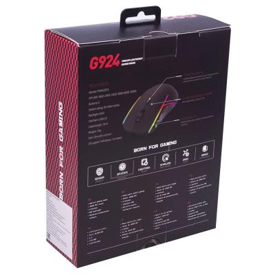 Мышь проводная Marvo G924 Gaming Mouse с подсветкой RGB
