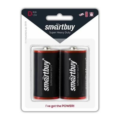 Батарейка Smartbuy Super Heavy Duty DR20 (SBBZ-D02B1) 2шт
