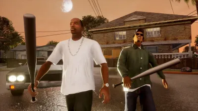Grand Theft Auto The Trilogy. The Definitive Edition (PS4/PS5, б/у, рус, без обложки, множ.царап,)