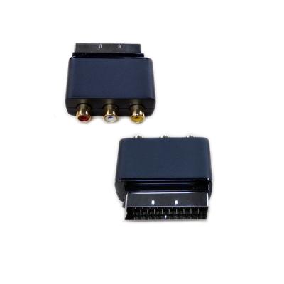 Переходник SCART - 3xRCA X821381-001 (скарт на 3 тюльпана)