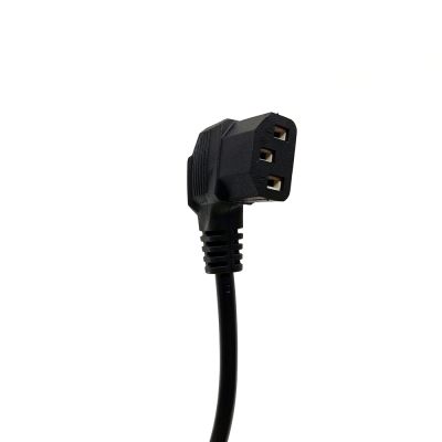 Кабель питания C13 CORNER (3*0,5) 6A 1320W 1.0M PC03 (угловой)