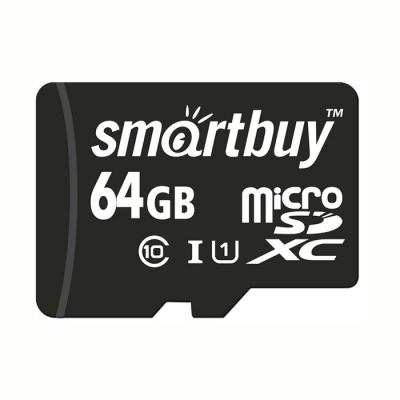 Карта памяти MicroSDXC 64 GB Class10 UHS-1 Smartbuy