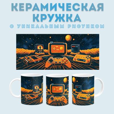 Кружка с принтом Ретро Amazingame