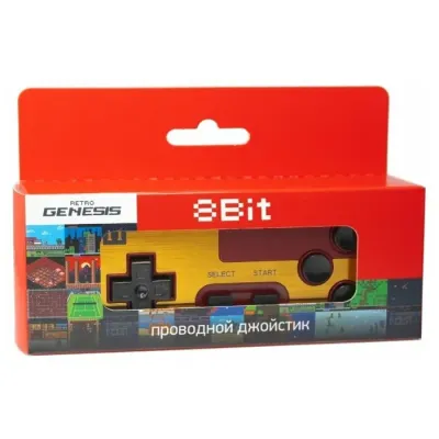Джойстик проводной 8 Bit Retro Genesis Controller (P1) GS-44