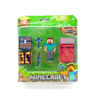 Фигурка с аксессуарами Minecraft Steve (Стив) Series 2 (средний набор)