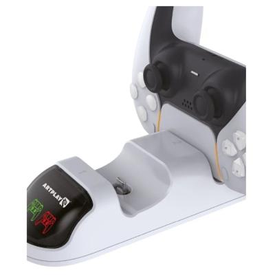Зарядная станция Artplays ART18 Magnetic LED для PS5 DualSense