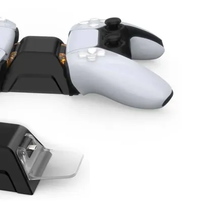 Зарядная станция для 2-х геймпадов Playstation DualSense DOBE (TP5-0528) (PS5) Black
