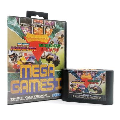 Картридж MegaGames 1 (3 игры) (б/у) в боксе с инструкцией
