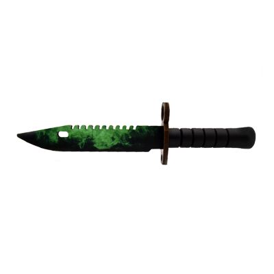 Деревянный штык-нож М9 Байонет Волны Изумруд Mod.2 EcoToys (OEM)