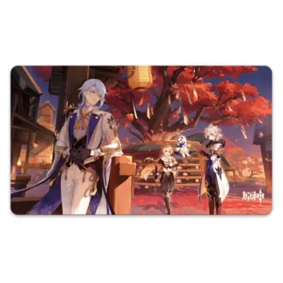 Коврик для мыши 40*70 см Genshin Impact Desk Mat Zephyr of the Violet Garden