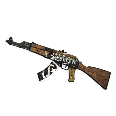Деревянный автомат Калашникова АК-47 Пустынный Повстанец (резинкострел) Mod.2 EcoToys