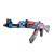 Деревянный автомат Калашникова АК-47 Буйство Красок (резинкострел) Mod.2 EcoToys