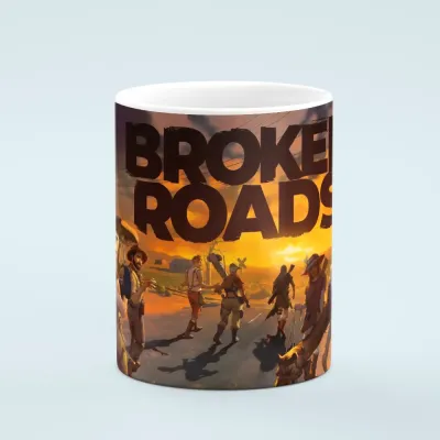 Кружка с принтом Broken Roads Amazingame