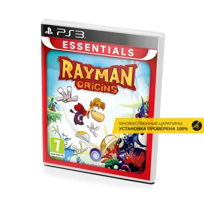 Rayman Origins Essentials (PS3, б/у, рус., множ.царап., устанавливается на 100%)