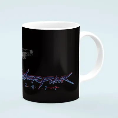 Кружка с принтом Cyberpunk 2077 Amazingame