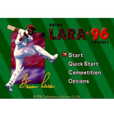 Картридж Brian Lara 96 Cricket (б/у) в боксе с инструкцией