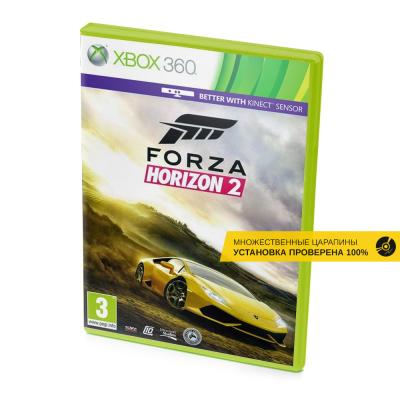 Forza Horizon 2 (Xbox 360, б/у, рус., множ.царап., устанавливается на 100%)