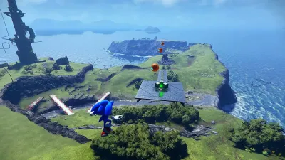 Sonic Frontiers (Nintendo Switch, б/у, русские субтитры)
