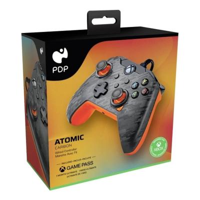 Геймпад проводной PDP для Xbox One/Series/PC (Atomic Carbon)
