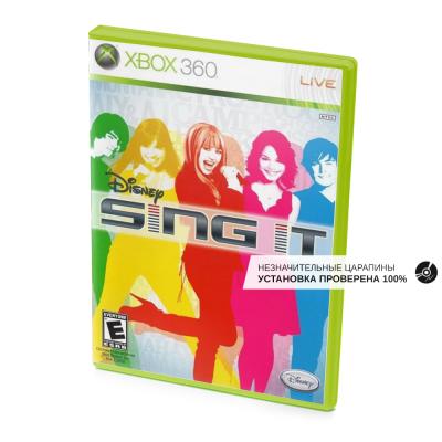 Disney Sing It (Xbox 360, б/у, незнач. царап. устанавливается на 100%)