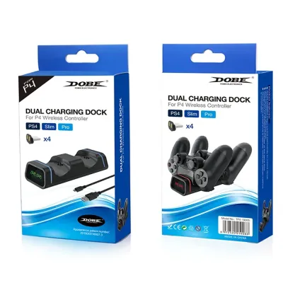Зарядная станция для 2-х геймпадов Playstation DualShock DOBE (TP4-19005) (PS4)