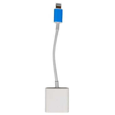 Адаптер MH030 LIGHTNING с 8 PIN на 8 PIN + AUX 3,5мм BLUETOOTH (совместимый)
