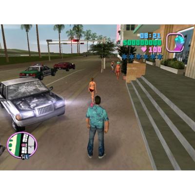 Grand Theft Auto GTA Vice City (PS2, б/у, множ.царап., устанавливается на 100%)
