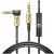 Кабель AUX JD423 1.2М (MIC, Call button) DREAM (золотисто-черный)