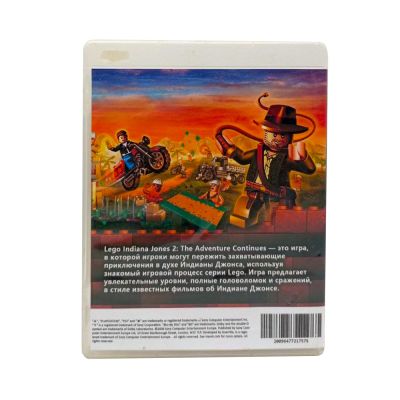 Lego Indiana Jones 2 The Adventure Continues (PS3, б/у) Специальная обложка