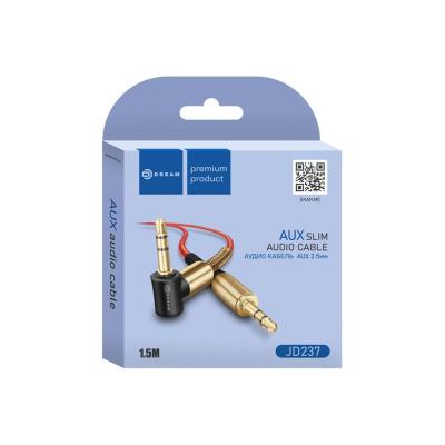 Кабель AUX DREAM JD237 1,5м (красный)