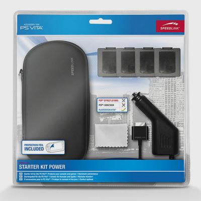 Набор аксессуаров SpeedLink 8 в 1 Starter Kit Power Edition VITA (SL-4753-BK)