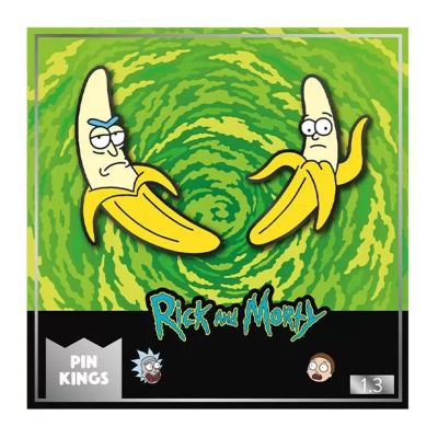 Значок Pin Kings Рик и Морти 1.3 Банан - набор из 2 шт
