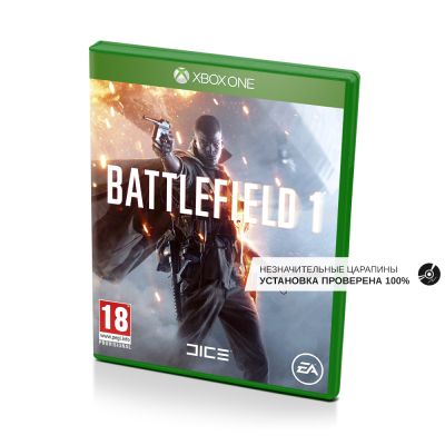 Battlefield 1 (Xbox One/Series, б/у, рус., незнач.царап., устанавливается на 100%)