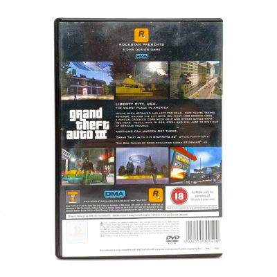 Grand Theft Auto III (GTA 3) (PS2, б/у)