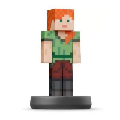 Набор из 2-х фигурок Nintendo Amiibo Steve, Alex (Minecraft) (Super Smash Bros коллекция)