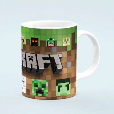 Кружка с принтом Minecraft 1-10