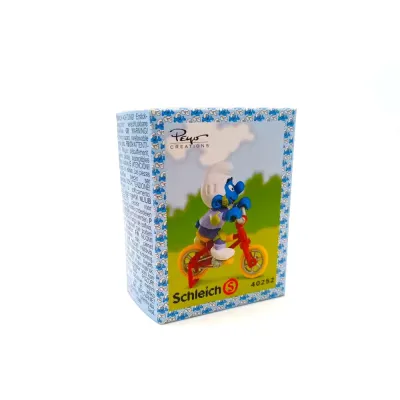 Фигурка Schleich Смурфик на велосипеде 40252