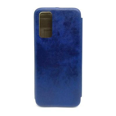 Чехол для Huawei Honor 30 книжка с магнитом кожа визитница (темно-синий)