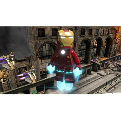 LEGO Marvel Мстители (Xbox 360, б/у, рус., без обложки, множ.царап.,устанавливается на 100%)