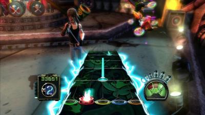 Guitar Hero III: Legends of Rock Guitar Bundle (Игра + Беспроводная гитара) (Wii, б/у) (регион PAL)