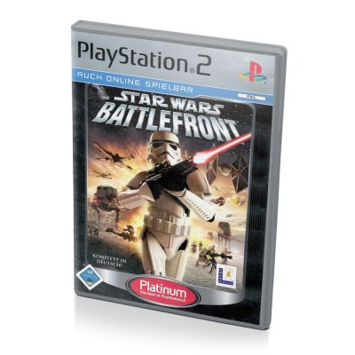 Star Wars Battlefront Platinum (PS2, б/у, только немецкий язык)