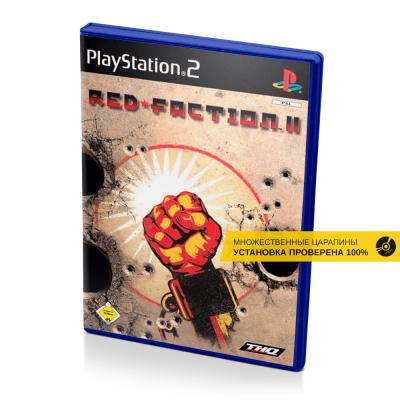 Red Faction II (PS2, б/у, множ.царап., устанавливается на 100%)
