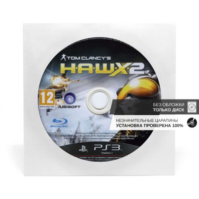 Tom Clancys H.A.W.X 2 (PS3, б/у, без обложки, незнач.царап., устанавливается на 100%)