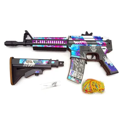 Деревянный автомат M4A4 Некромансер (резинкострел) Mod.2 EcoToys