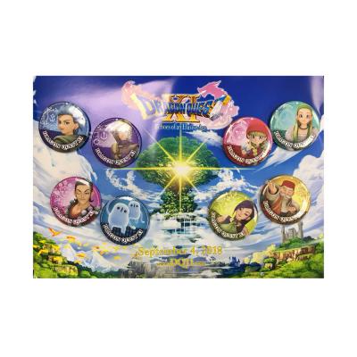 Набор значков DRAGON QUEST XI: ECHOES OF AN ELUSIVE AGE - EXCLUSIVE PIN 8 шт.