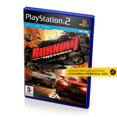 Burnout Revenge (PS2, б/у, множ.царап., устанавливается на 100%)
