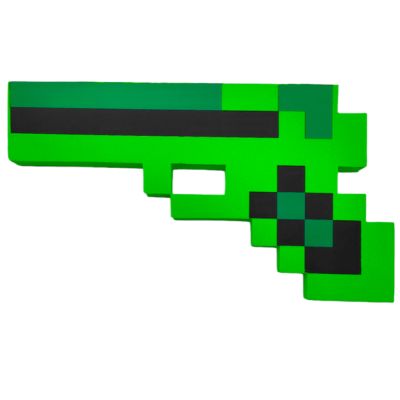 Игрушка Майнкрафт пистолет зеленый