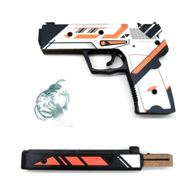 Деревянный пистолет ЮСП Азимов (резинкострел) Mod.2 EcoToys