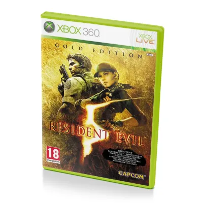 Resident Evil 5 Gold Edition (Xbox 360, витринный образец)