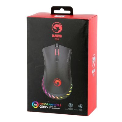 Мышь проводная Marvo G985 Gaming Mouse с подсветкой RGB